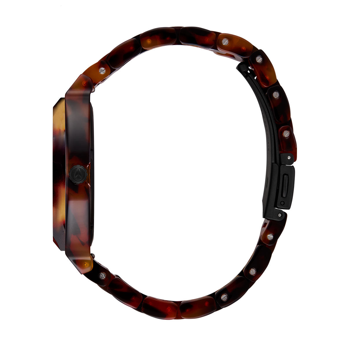 Nixon Time Teller Acetate Watch - Tortoise/Oxblood image 3