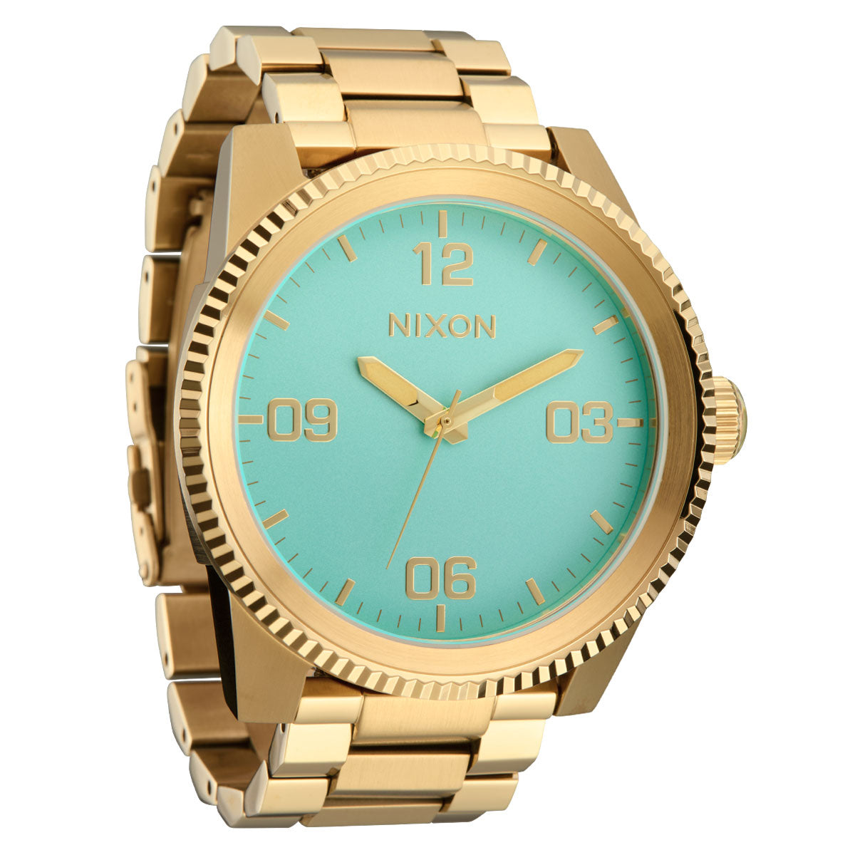 Nixon Corporal SS Watch - Gold/Turquoise/Gold image 2