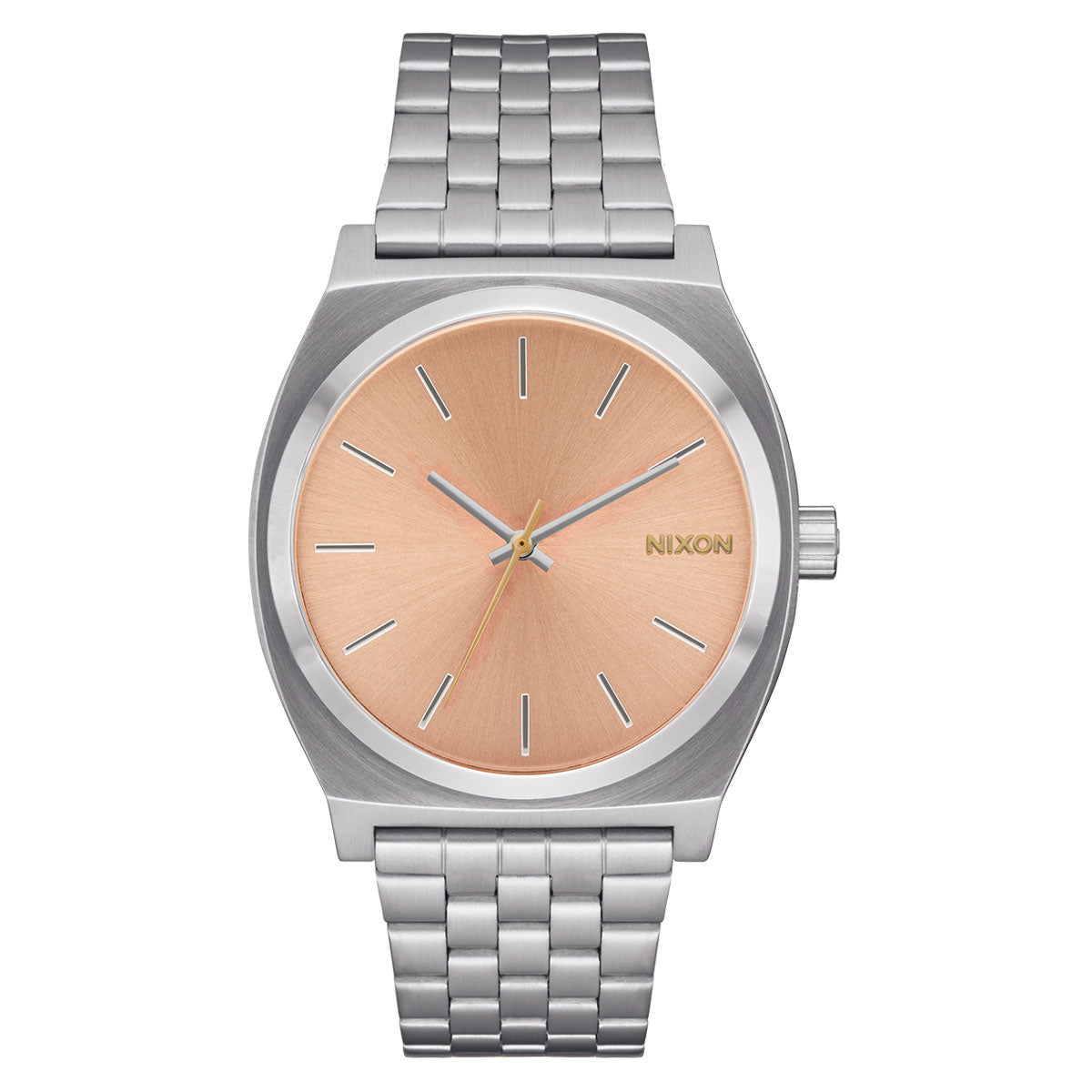 Nixon Time Teller Watch - Silver/Coral image 1