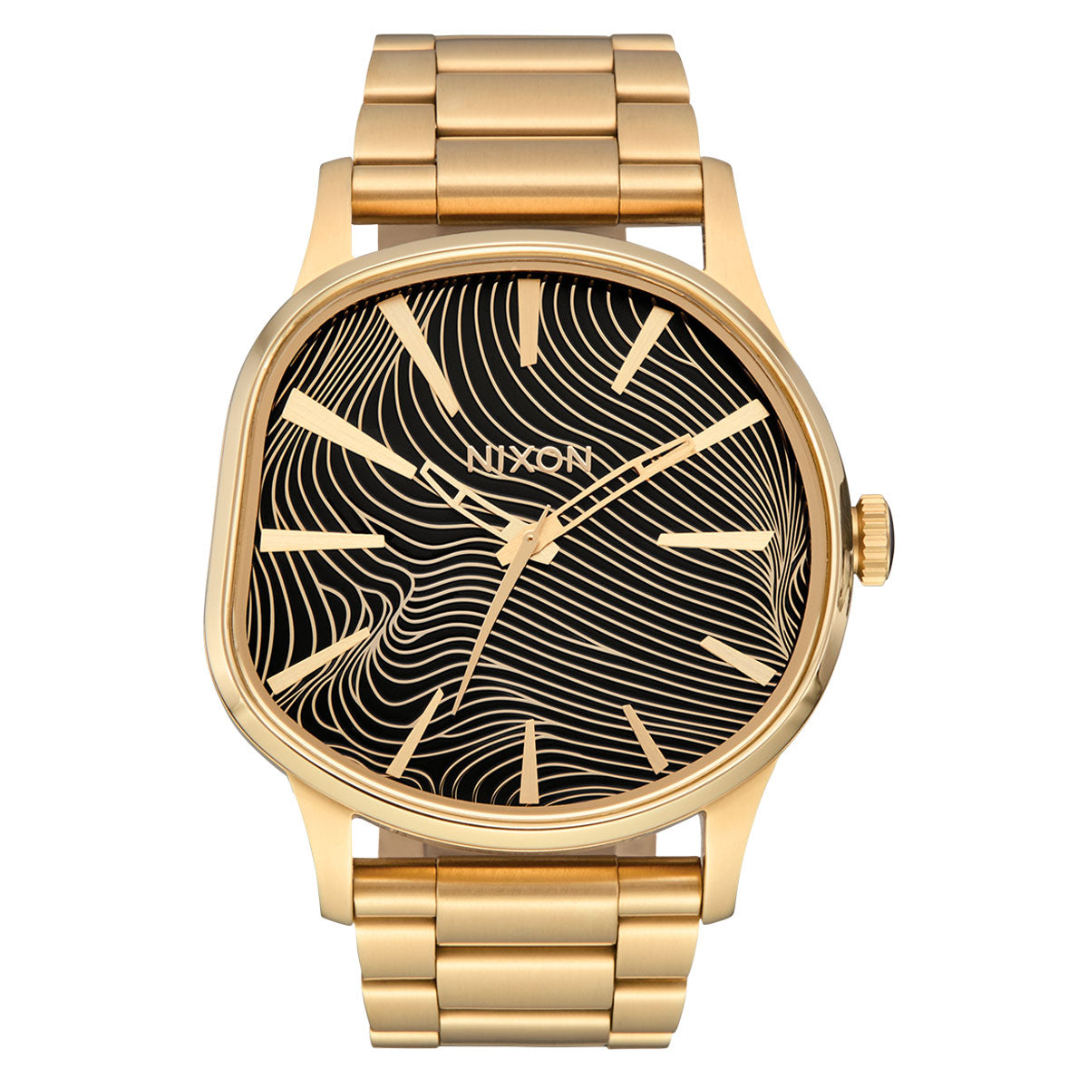 Nixon Sentry Wobble Watch - 4th Dim Gold/Black image 1