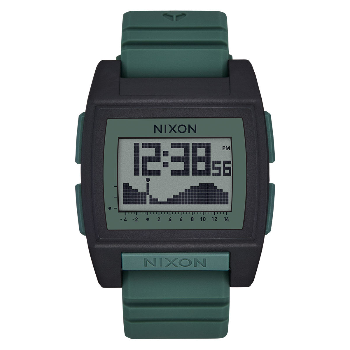 Nixon Base Tide Pro Watch - Black/Sage image 1