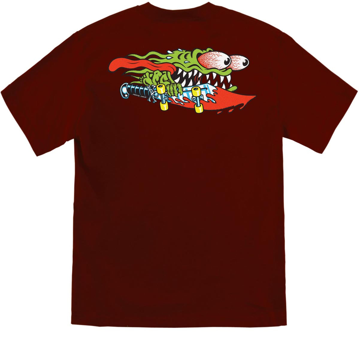 Santa Cruz Meek Slasher T-Shirt - Burgundy image 1