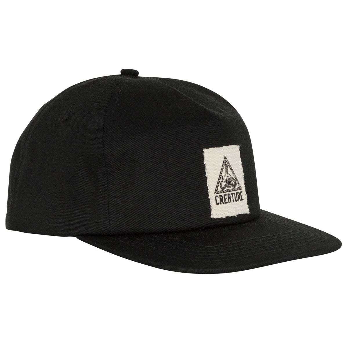 Creature Take Warning Snapback Hat - Black image 3