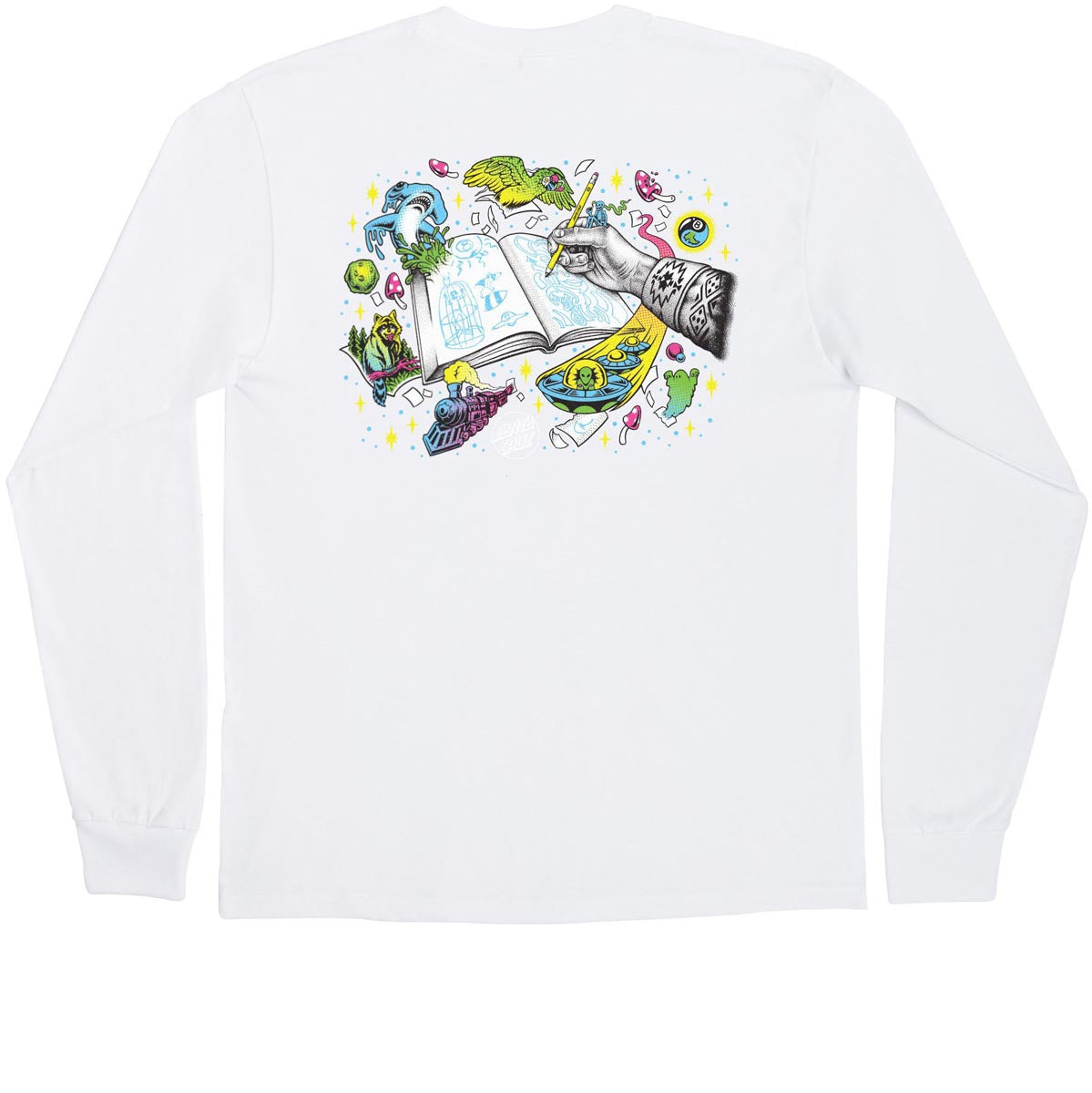 Santa Cruz Winkowski Vision Long Sleeve T-Shirt - White image 1