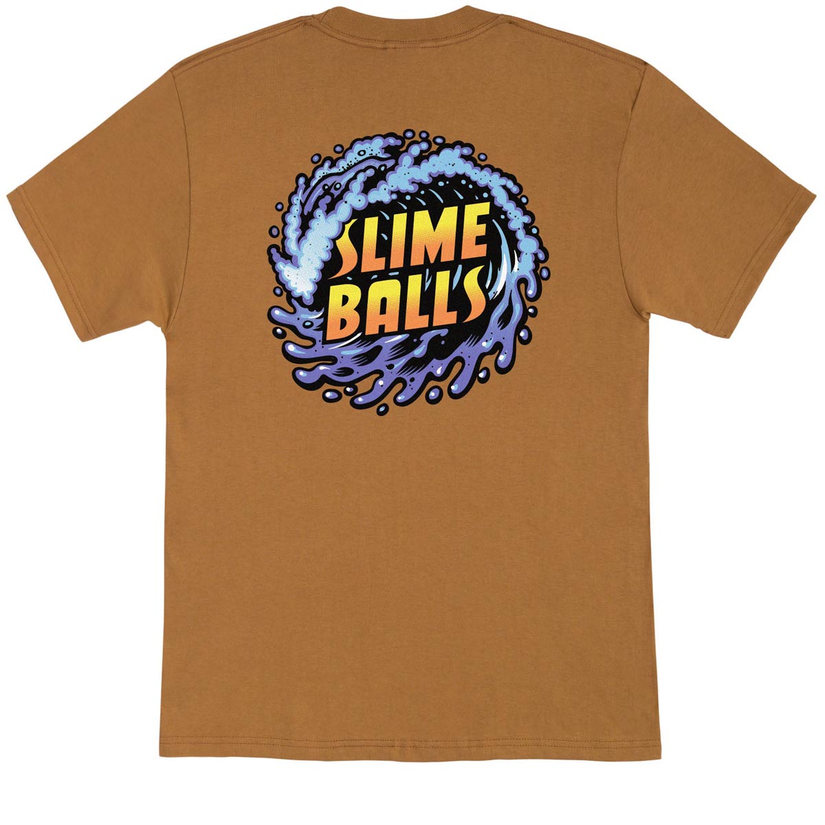 Slime Balls Slime Wave T-Shirt - Brown Sugar image 1