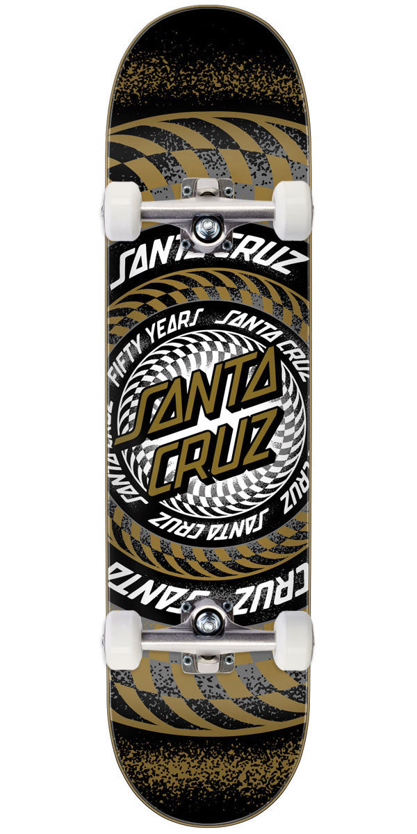 Santa Cruz Infinite Ringed Dot 7 Ply Birch Skateboard Complete - 7.75