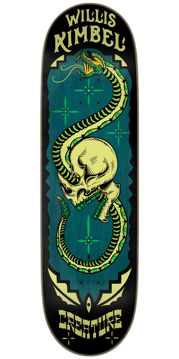 Creature Kimbel Take Warning Pro Skateboard Deck - 8.80