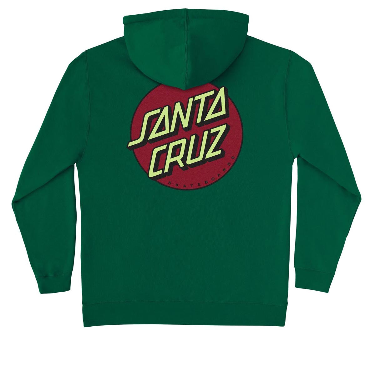 Santa Cruz Other Dot Hoodie - Dark Green/Dark Red image 2