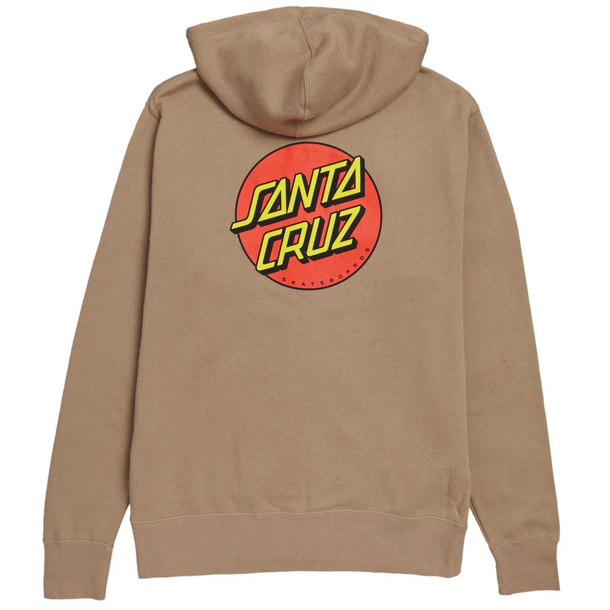 Santa Cruz Womens Classic Dot Boyfriend Lightweight Hoodie - Sandstone image 2