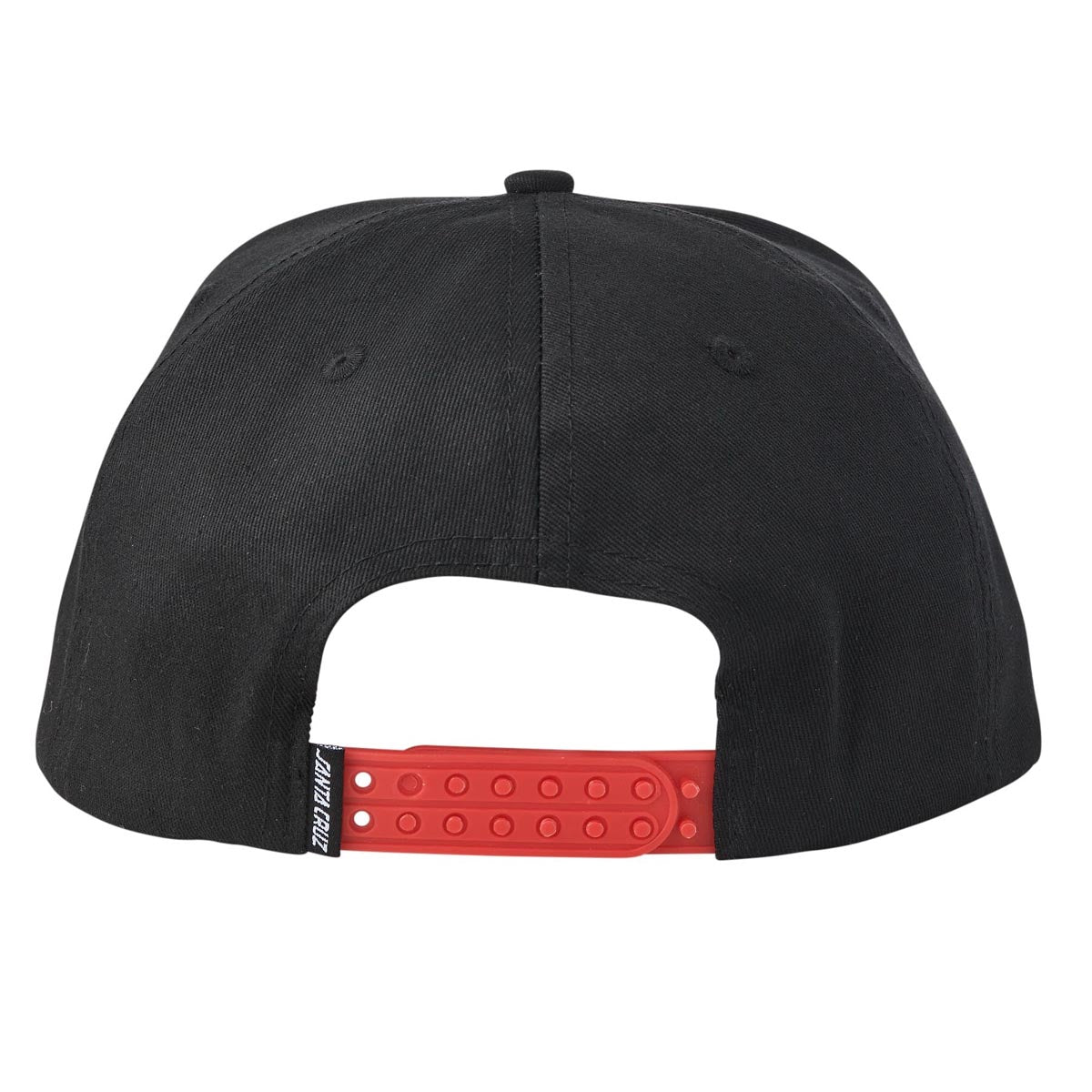 Santa Cruz Dungeon Strip Snapback Hat - Black/Red image 3