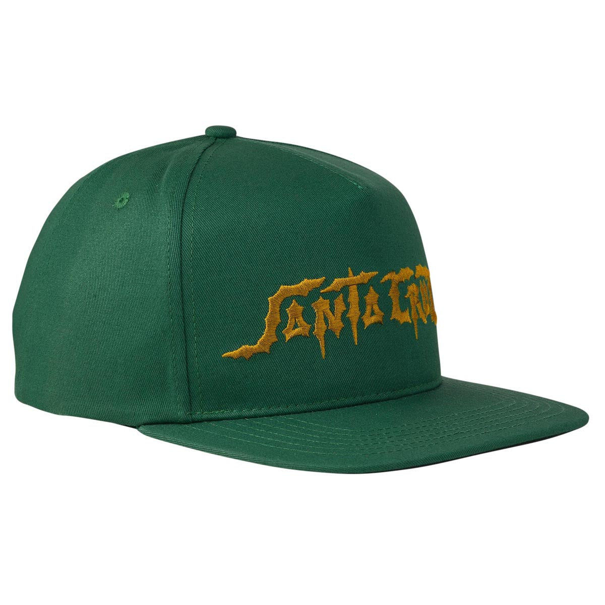 Santa Cruz Dungeon Strip Snapback Hat - Dark Green image 2