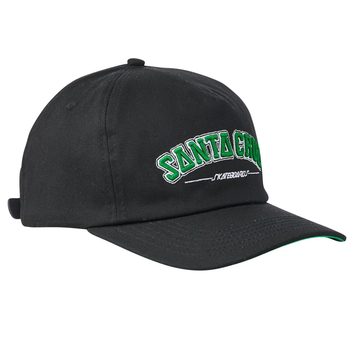 Santa Cruz Collegiate Strapback Hat - Eco Black image 2
