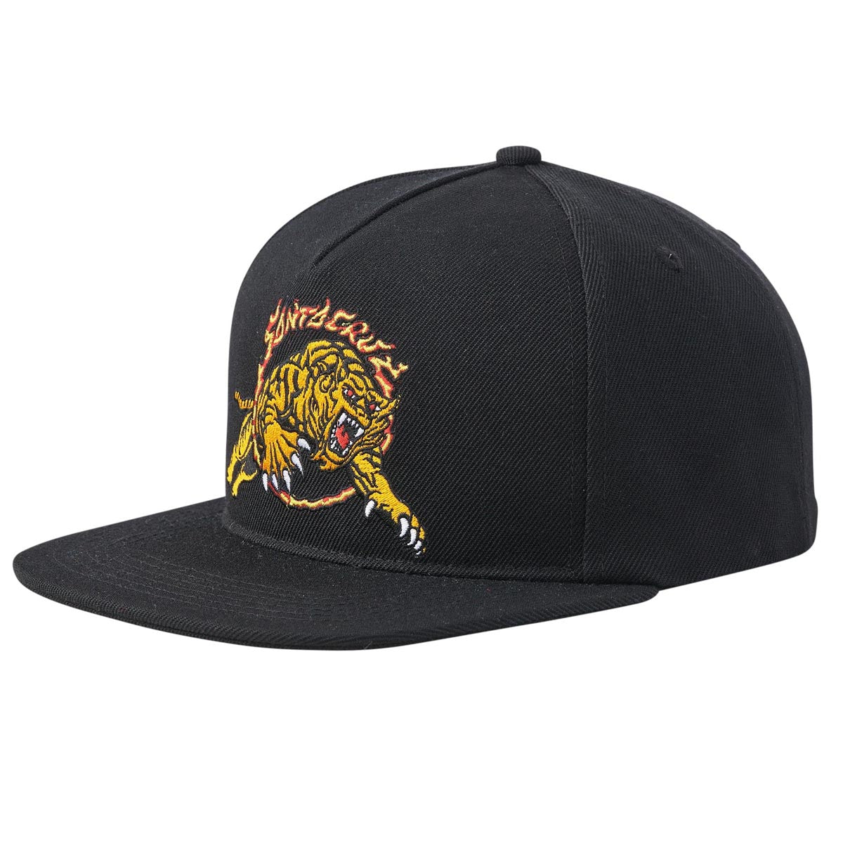 Santa Cruz Salba Tiger Snapback Hat - Black image 1