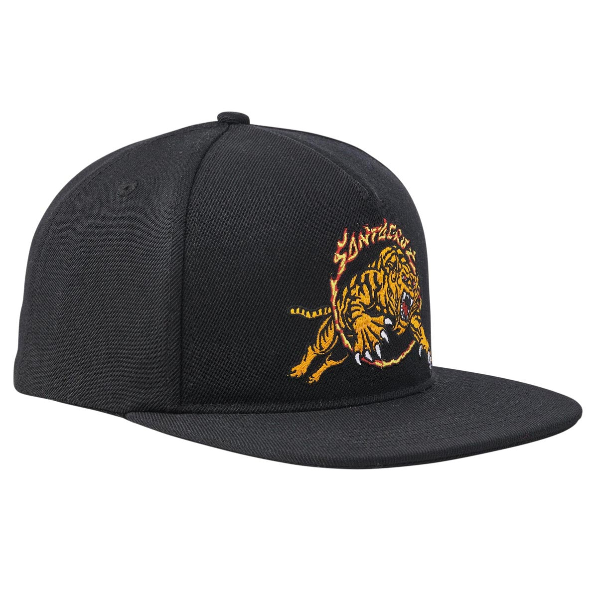 Santa Cruz Salba Tiger Snapback Hat - Black image 2