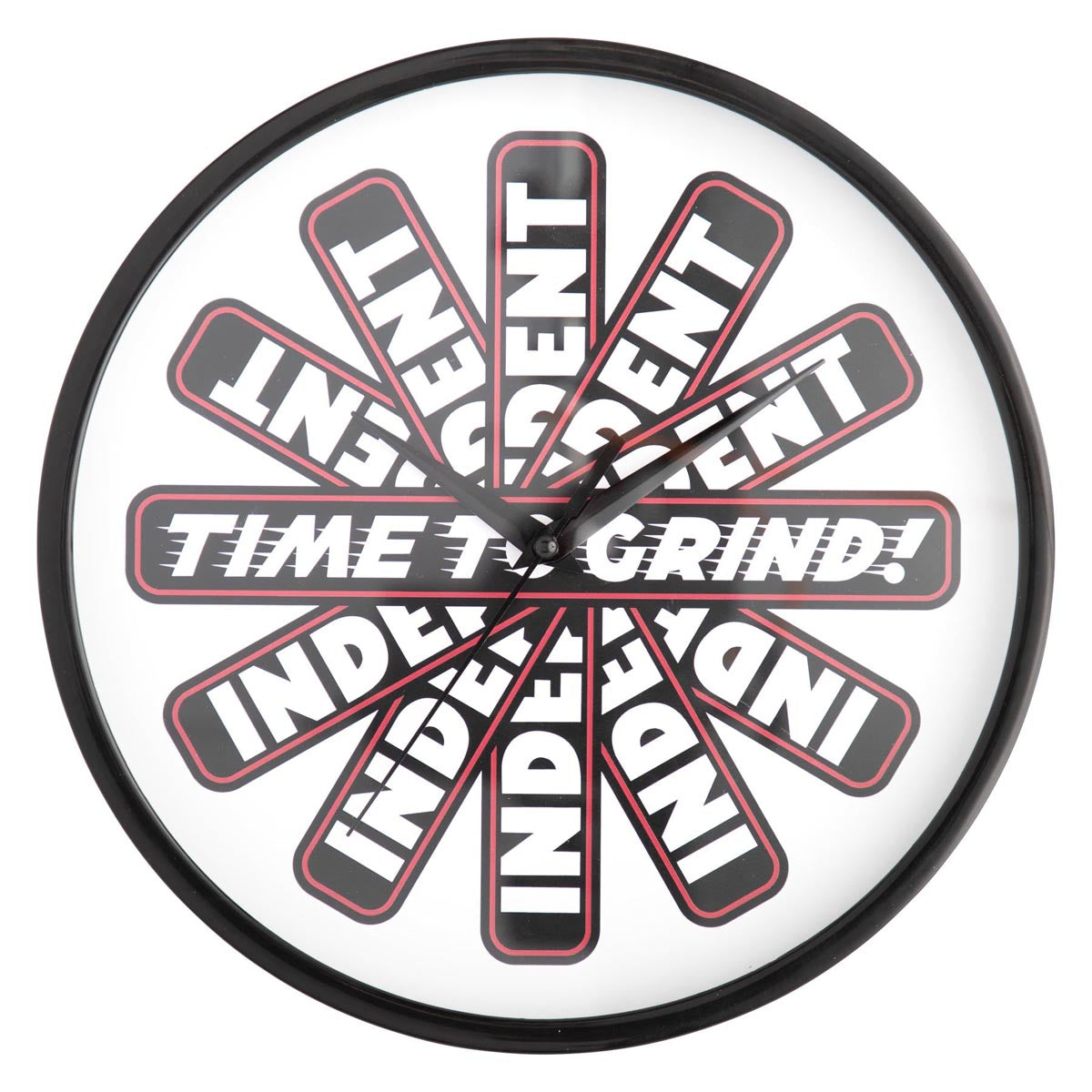 INDEPENDENT TIME TO GRIND WALL CLOCK 時計 Independent Time to Grind Clock - Black – CCS