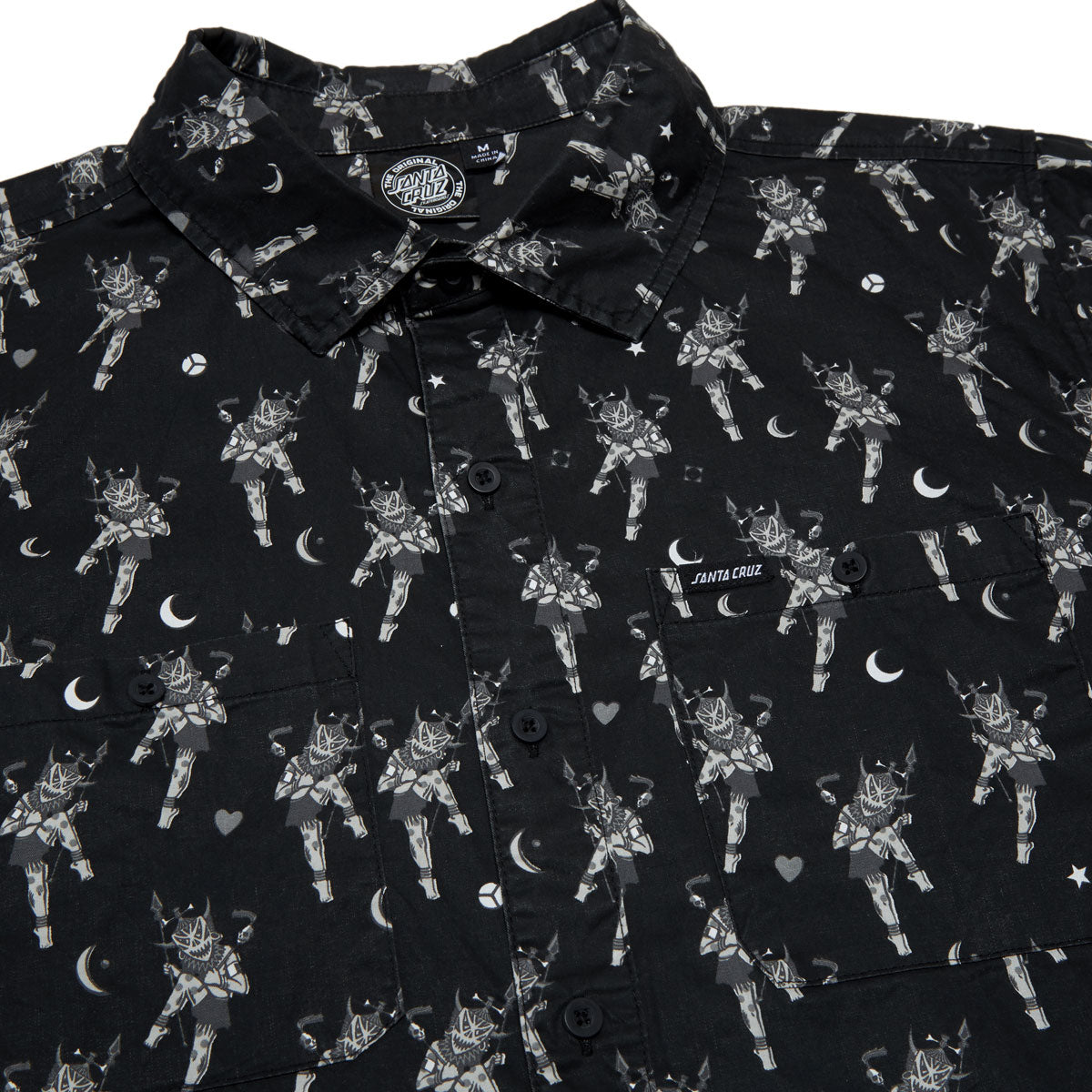Santa Cruz Salba Witch Doctor Work Shirt - Black image 3