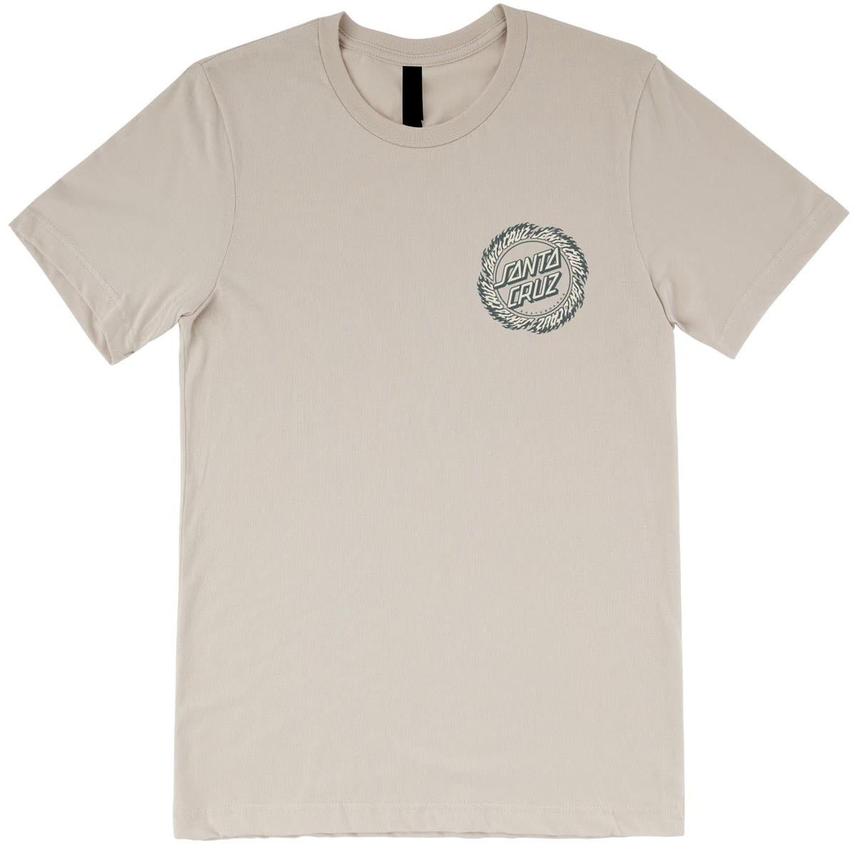 Santa Cruz Womens Flame Ringed Dot T-Shirt - Dust image 1