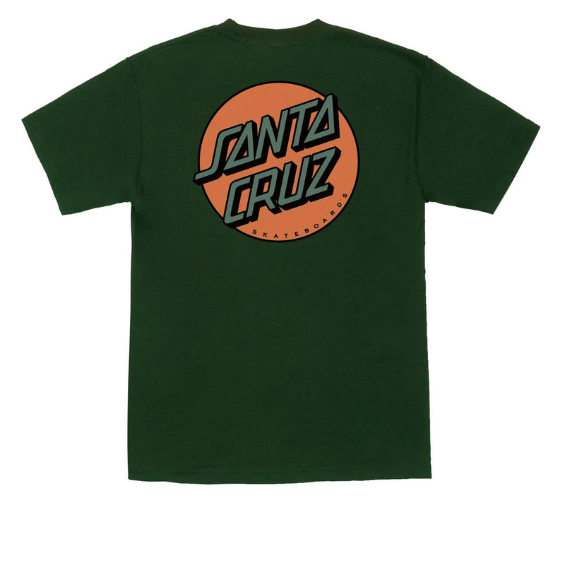 Santa Cruz Other Dot T-Shirt - Forest/Orange