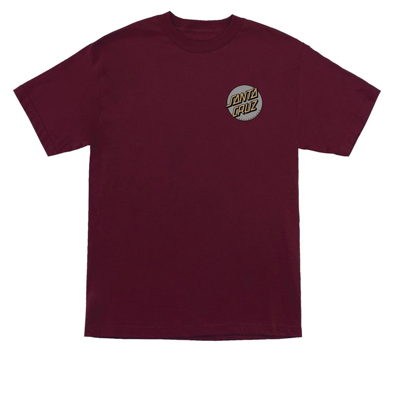 Santa Cruz Meek Slasher T-Shirt - Maroon/Grey
