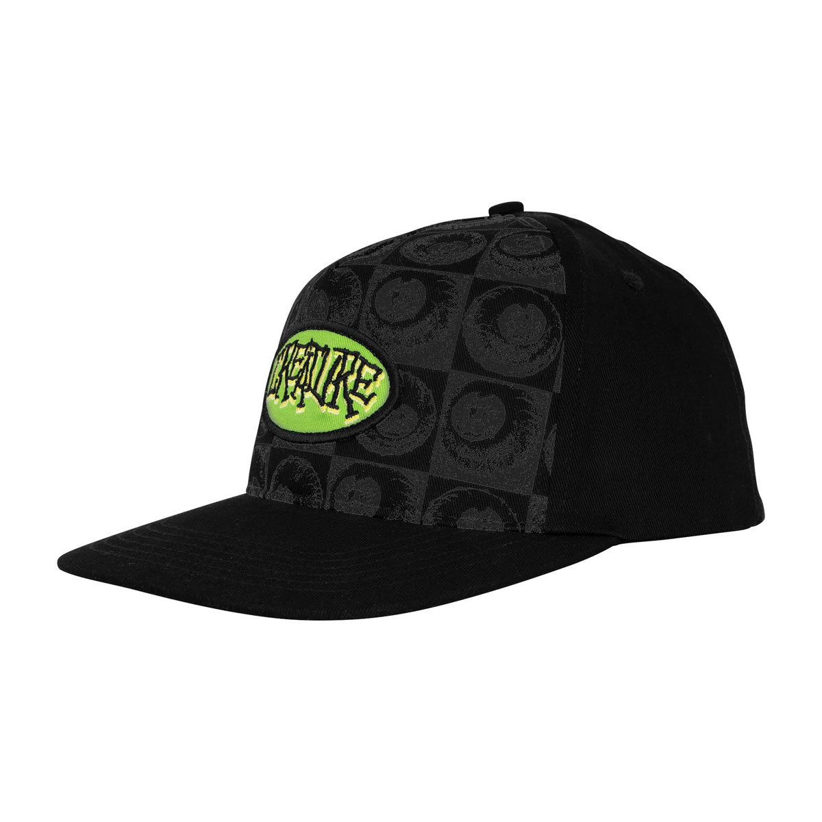 Creature Crash and Burn Snapback Hat - Black image 1