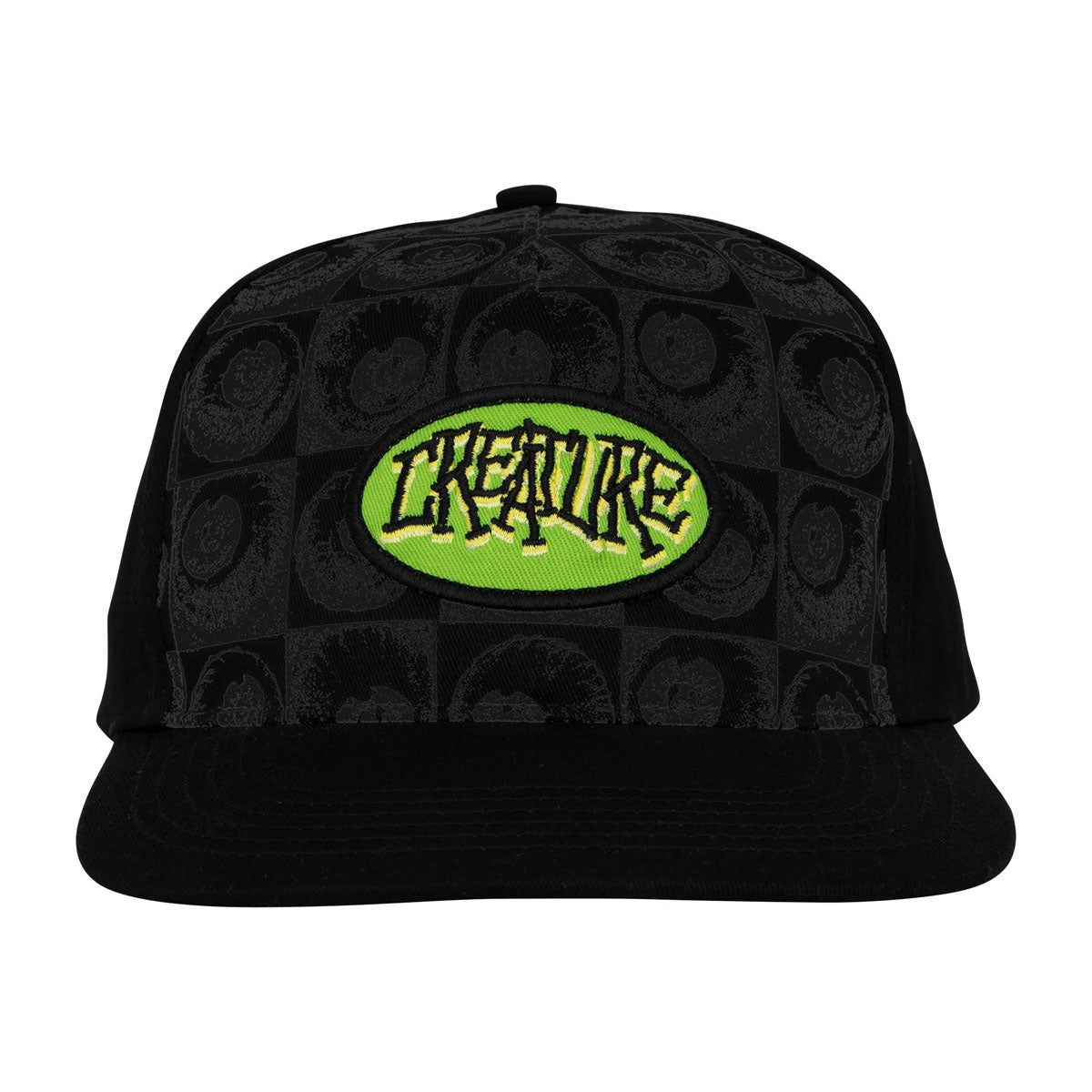 Creature Crash and Burn Snapback Hat - Black image 3