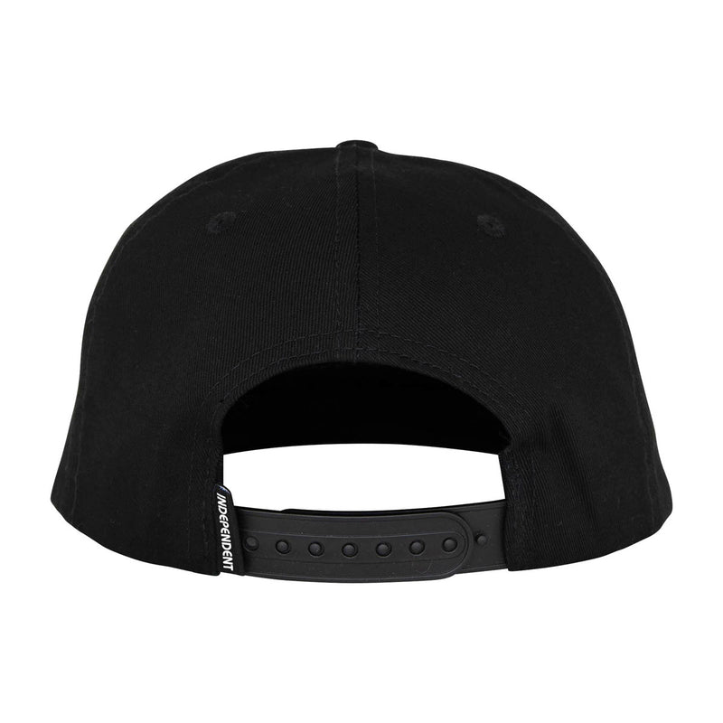 Independent Bar Logo Snapback Hat - Black