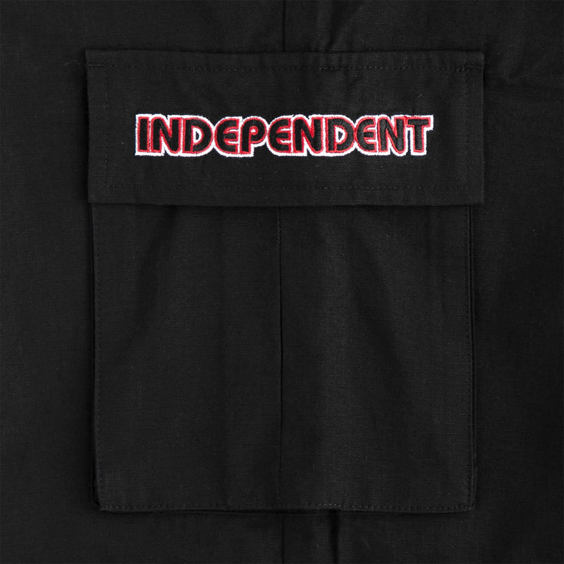 Independent Groundwork Cargo Pants - Black Ripstop