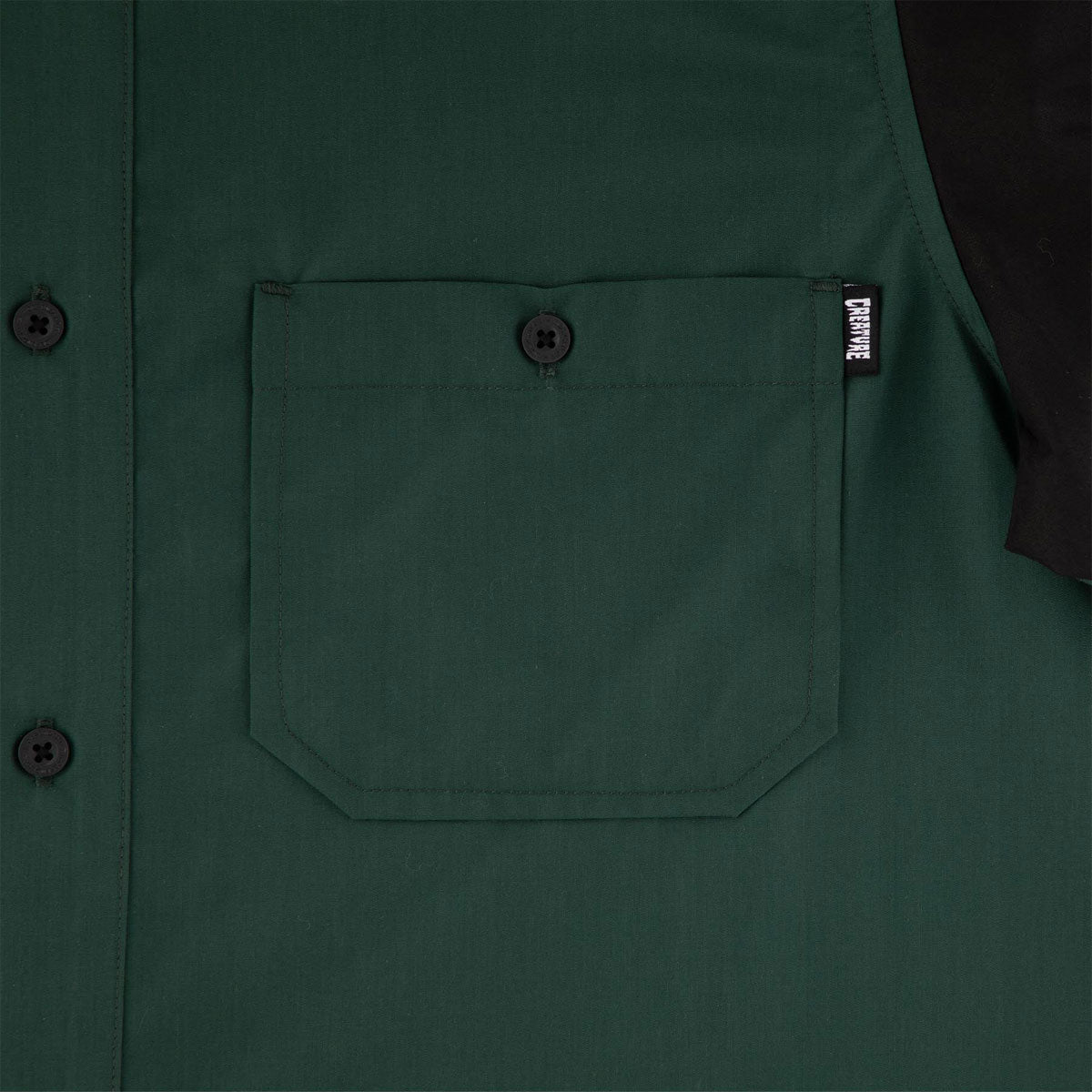Creature Strikefast Mechanic Top Shirt - Black/Dark Green image 4