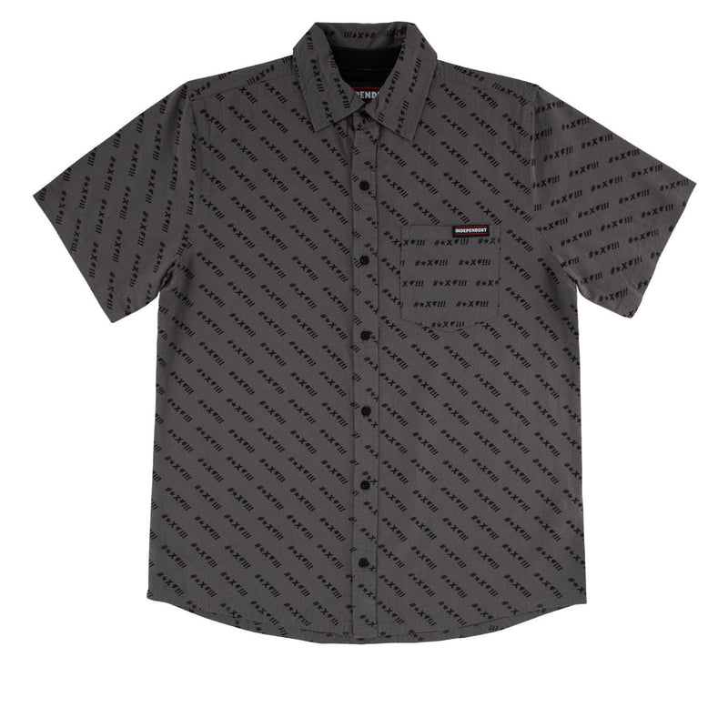Independent Exclamation Party Shirt - Smoke Grey