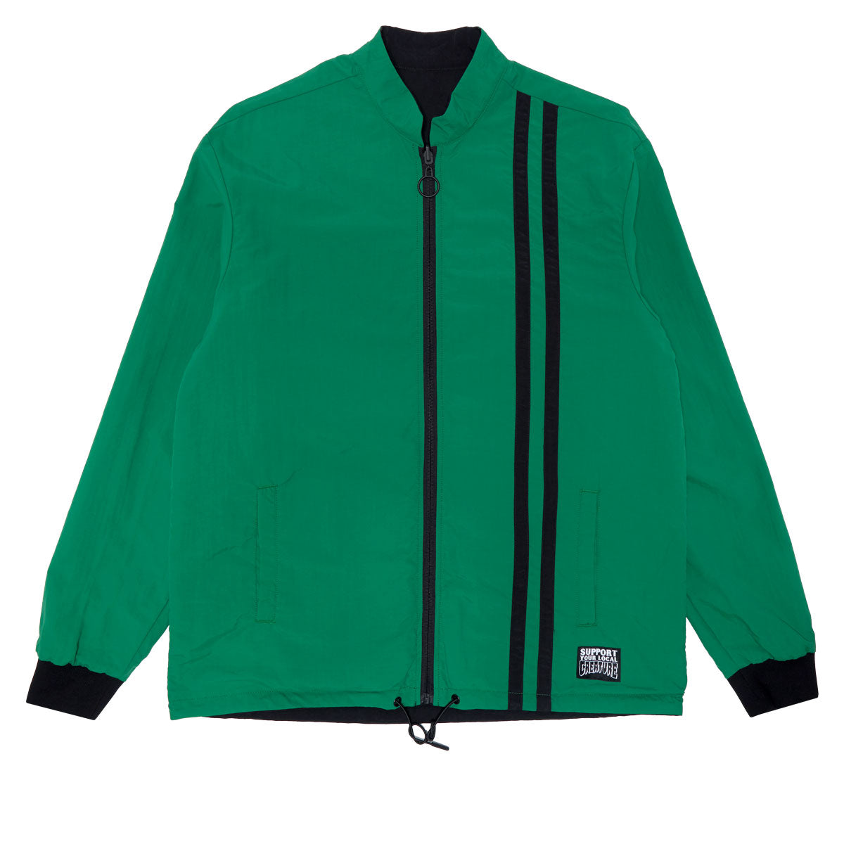 Creature Crash and Burn Reversible Jacket - Black/Green image 3