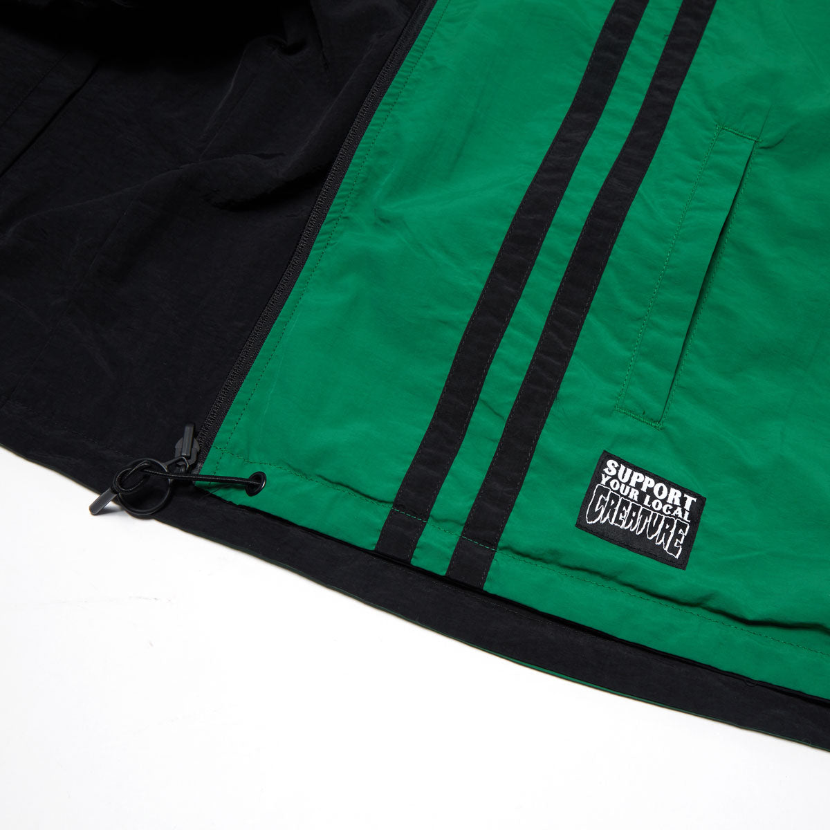 Creature Crash and Burn Reversible Jacket - Black/Green image 6