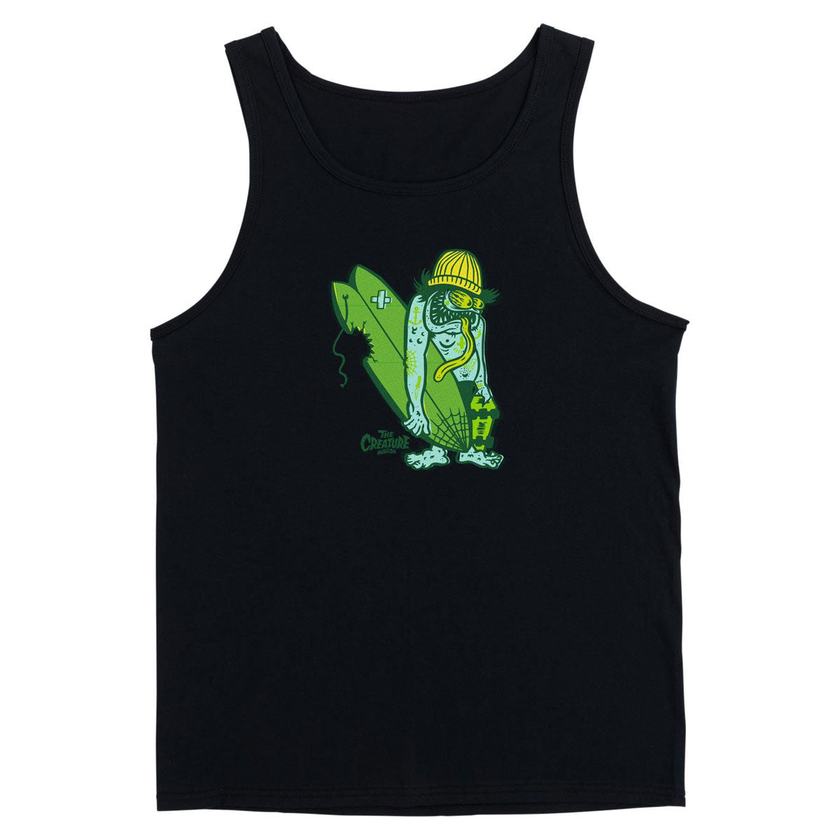 Creature Haunted Sea Tank Top - Black image 1