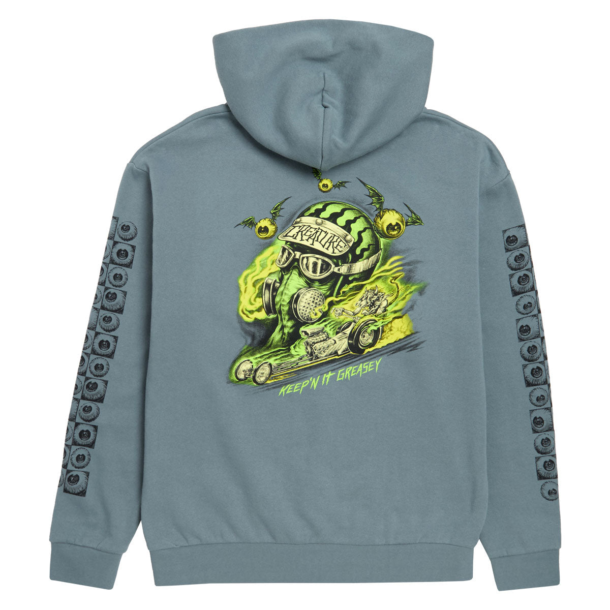 Creature Crash and Burn Hoodie - Blue Magic image 1