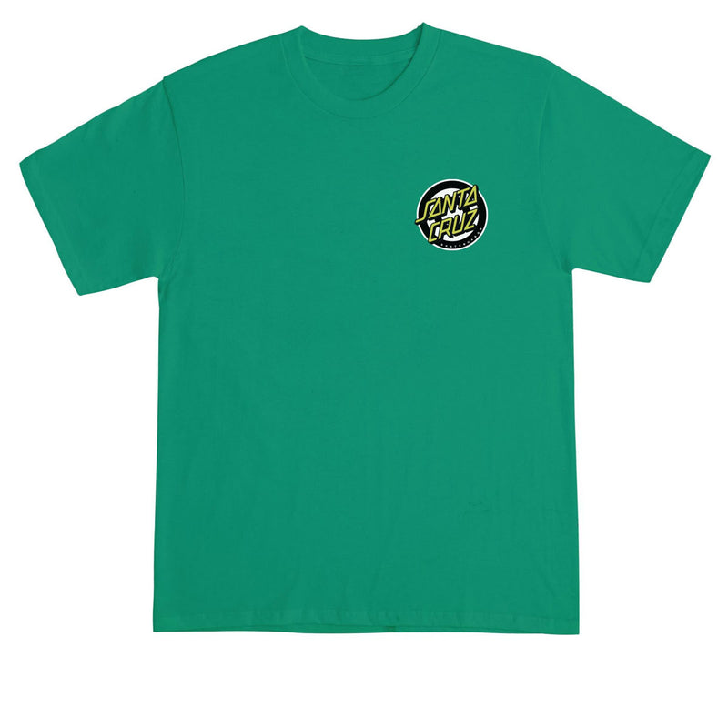 Santa Cruz Roskopp Screaming Target T-Shirt - Kelly