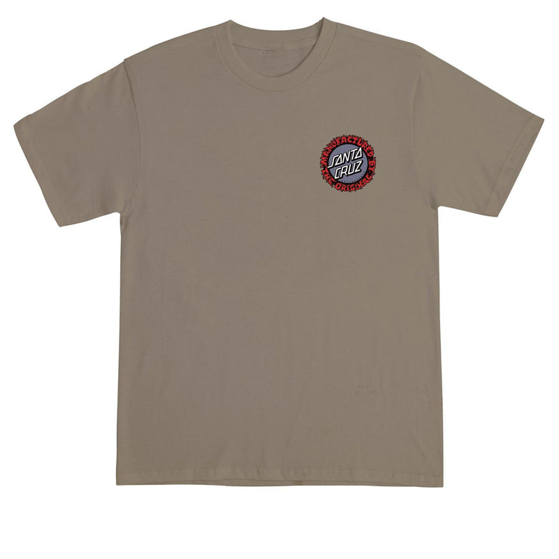 Santa Cruz Splatter MFG Dot T-Shirt - Prairie Dust