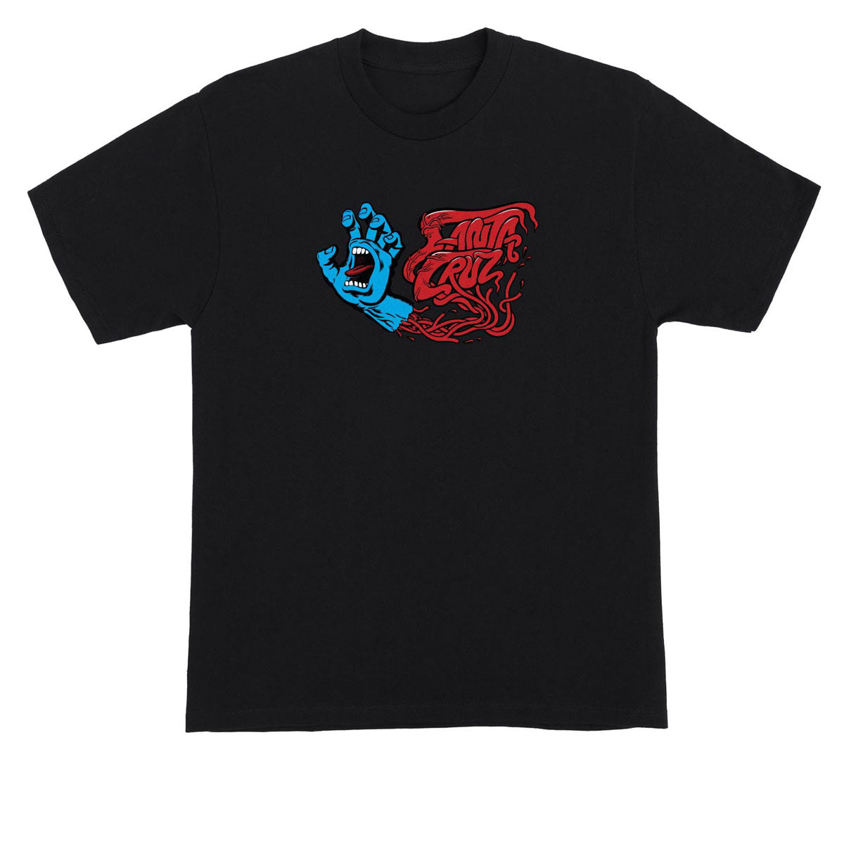 Santa Cruz Screaming SC Veins T-Shirt - Black image 1