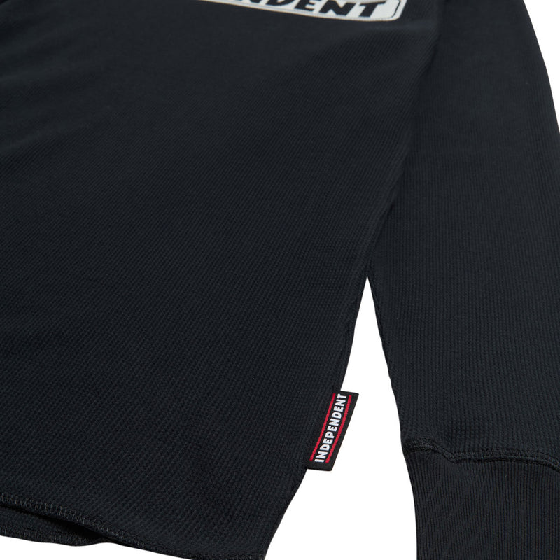 Independent Bar Logo Long Sleeve Thermal Shirt - Black 2025