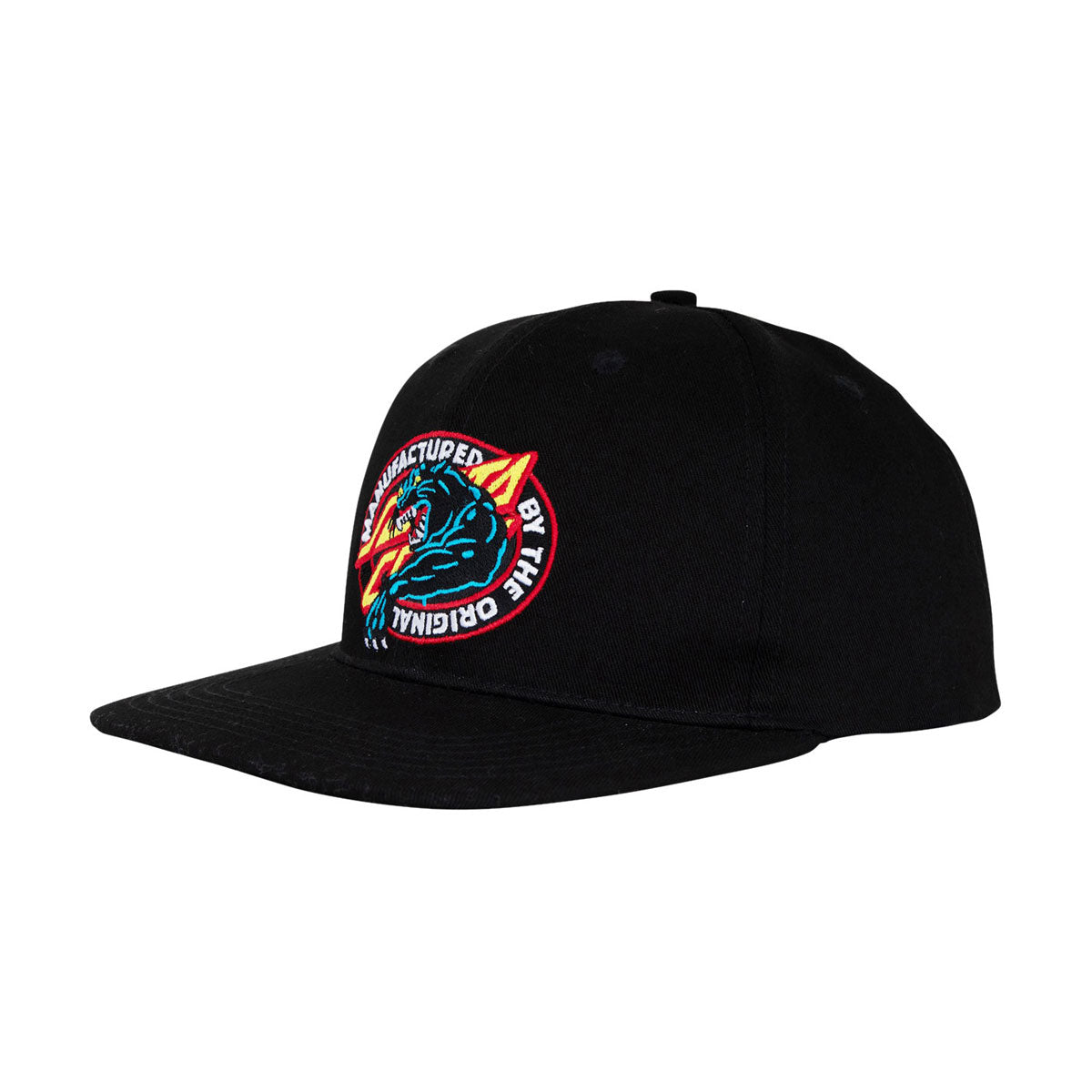Santa Cruz Natas MFG Panther Snapback Hat - Black image 1
