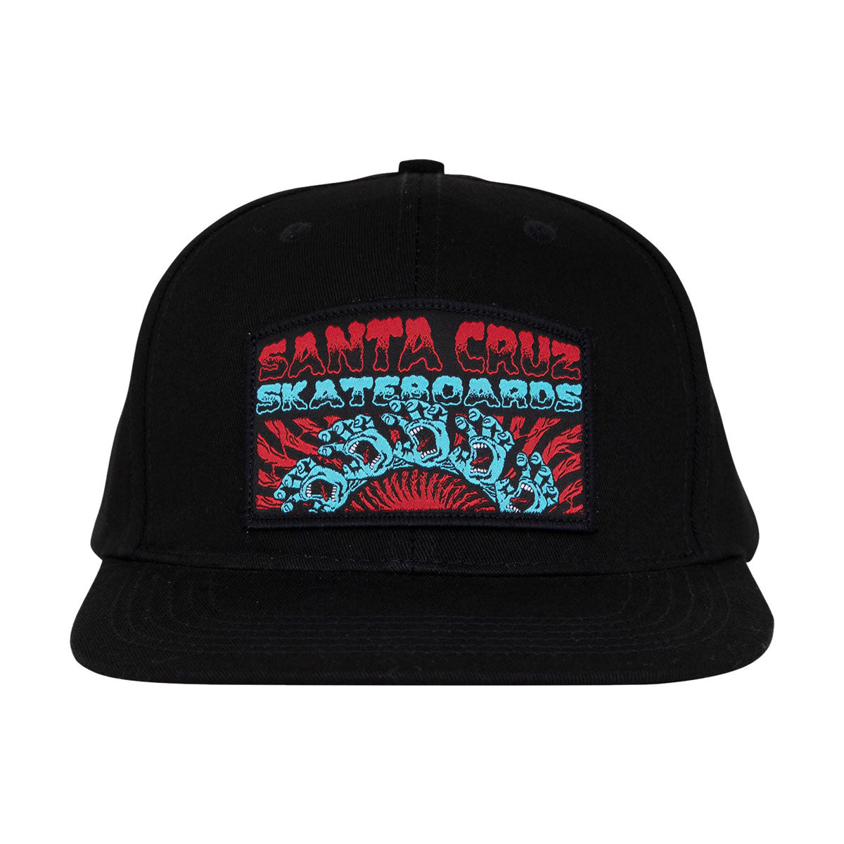 Santa Cruz Screaming Connect Snapback Hat - Black image 3