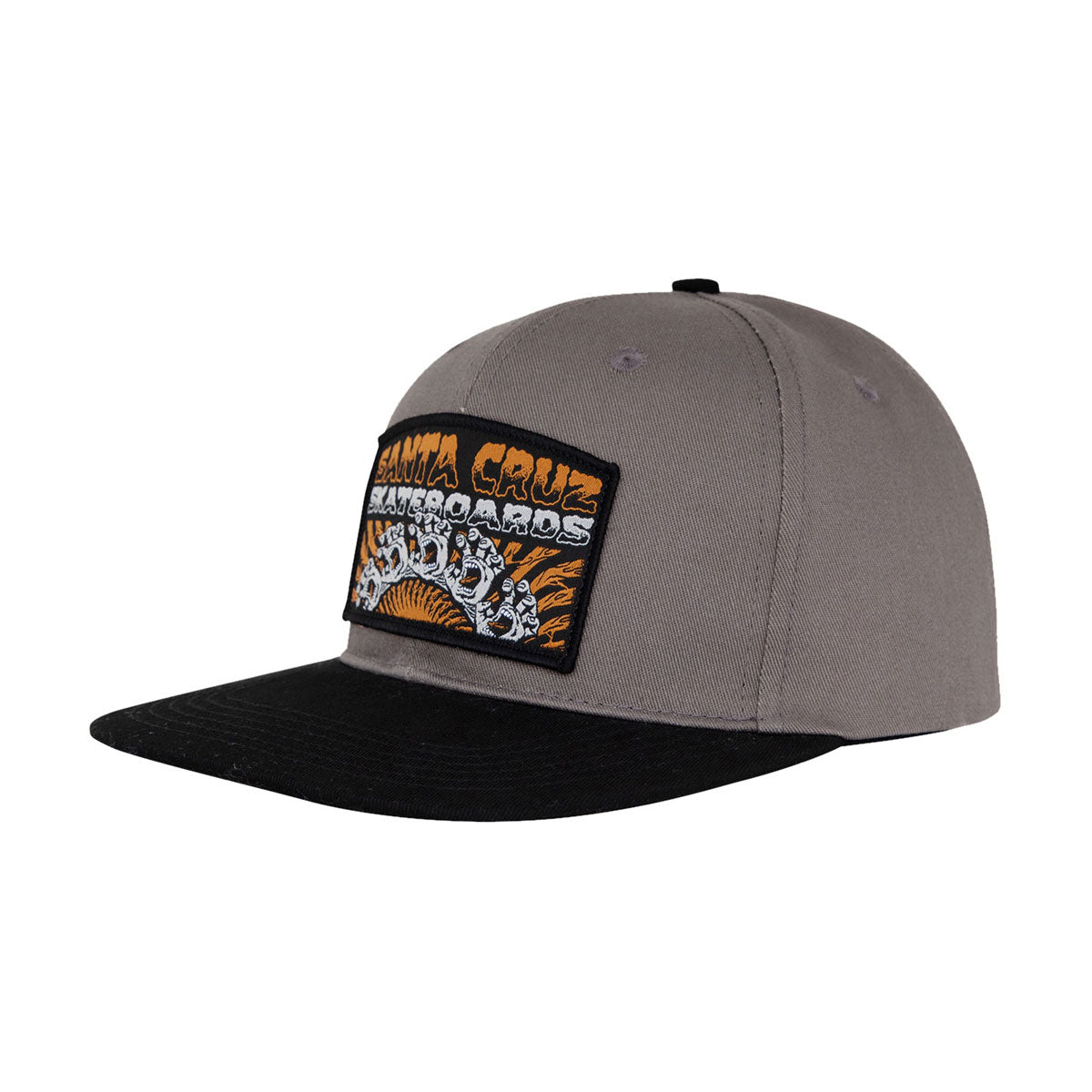 Santa Cruz Screaming Connect Snapback Hat - Charcoal/Black image 1