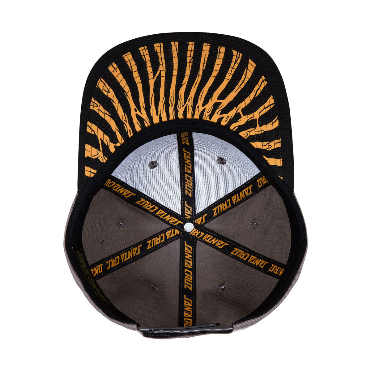 Santa Cruz Screaming Connect Snapback Hat - Charcoal/Black image 4