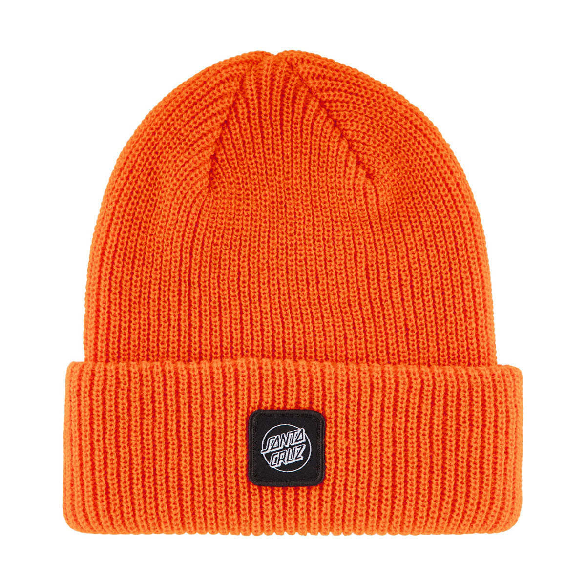 Santa Cruz Cruz Label Long Shoreman Beanie - Safety Orange image 1