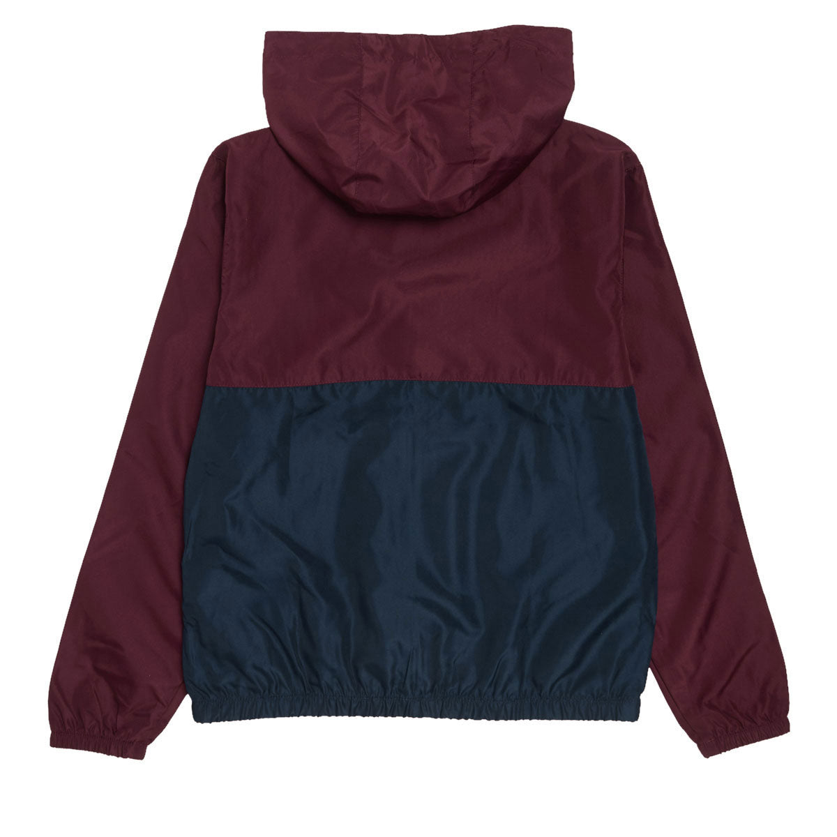 Santa Cruz Youth Opus Dot Chest Hooded Windbreaker Jacket - Maroon/Classic Navy image 2