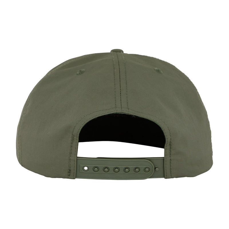Santa Cruz Slime Dot Snapback Hat - Army/White