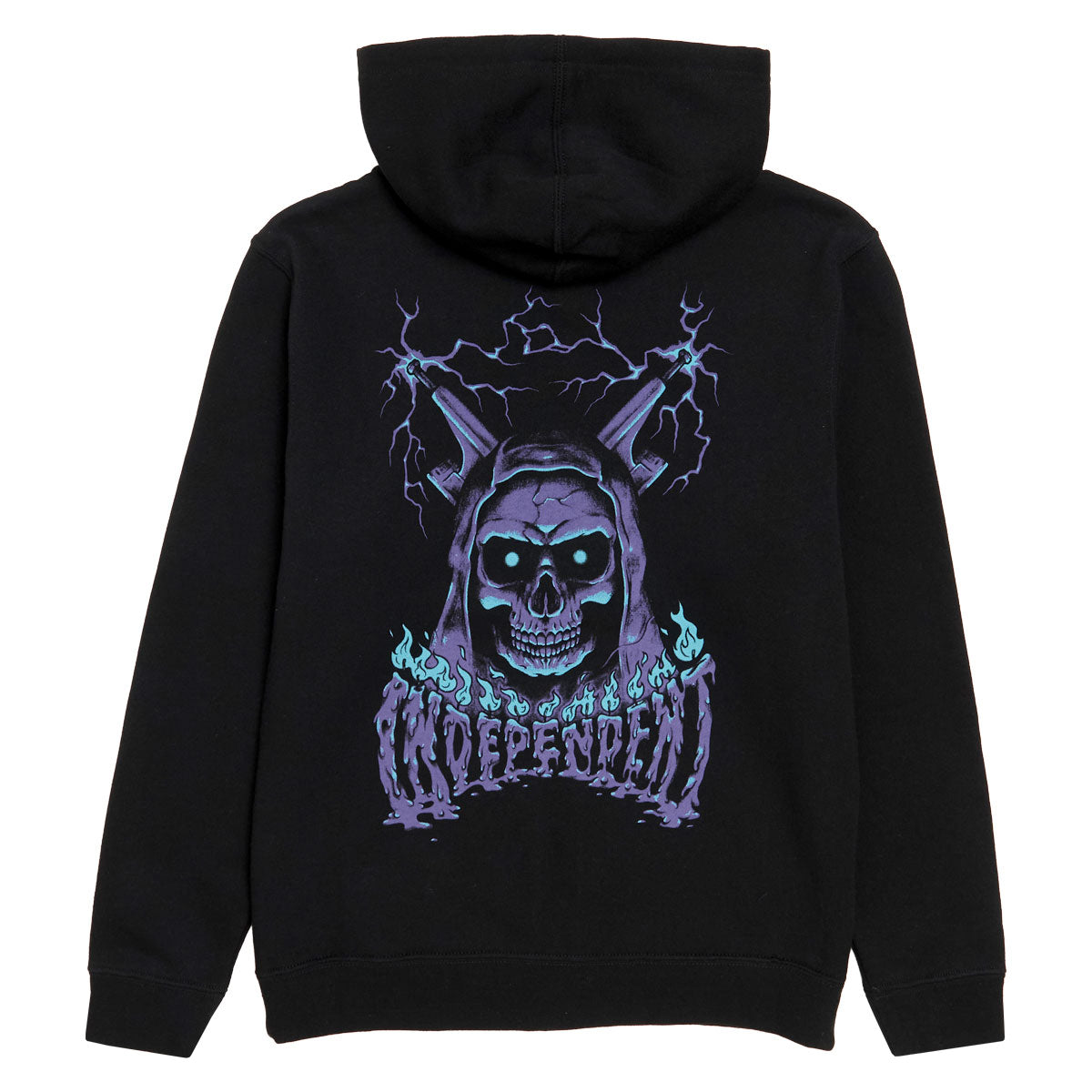 Independent Youth Sacrificial Span Zip Up Hoodie - Black image 1