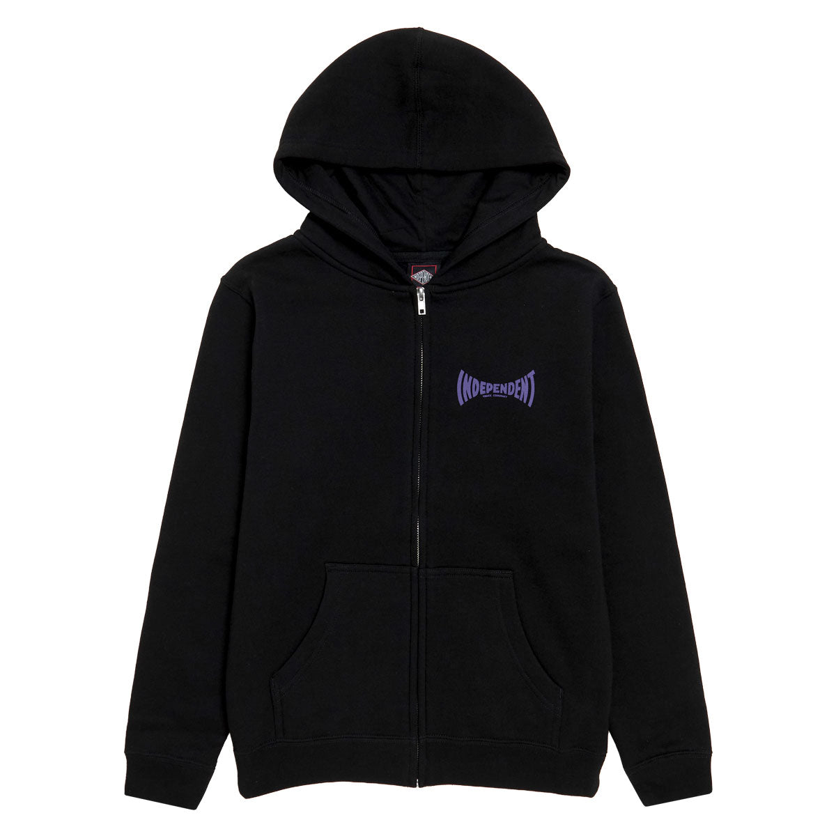 Independent Youth Sacrificial Span Zip Up Hoodie - Black image 2