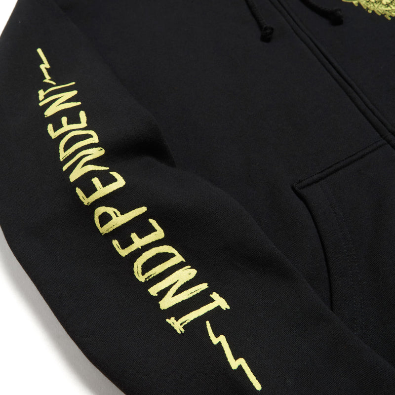 Independent Bratrud Notebook Zip Up Hoodie - Black