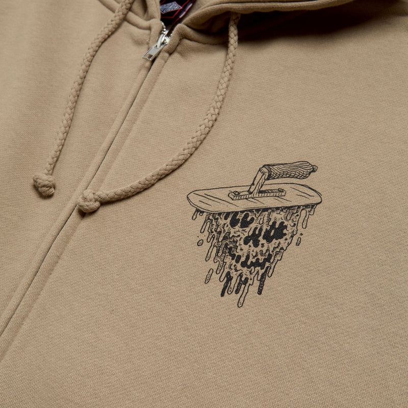 Independent Bratrud Notebook Zip Up Hoodie - Sandstone