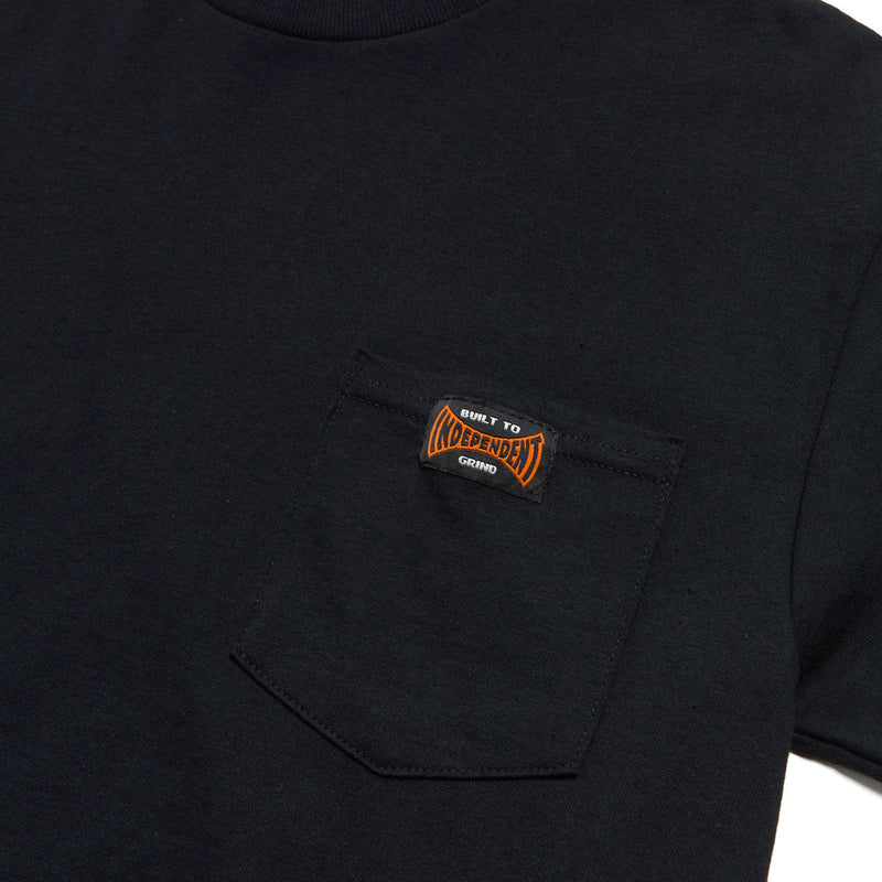 Independent Built To Grind Pocket T-Shirt - Black