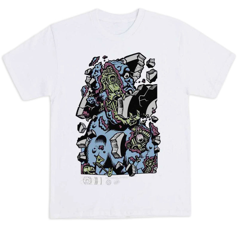 Santa Cruz Roskopp Macro Front T-Shirt - Black